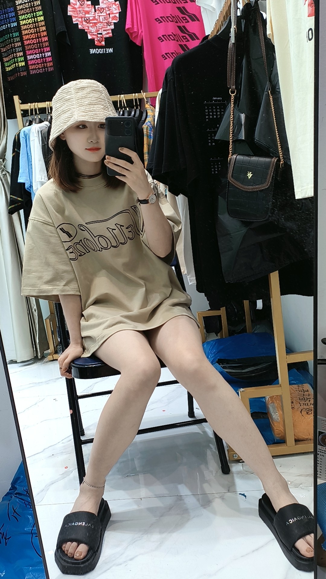 ウェルダン tシャツｎ級品 夏新作 トップス ロゴプリント ゆったり 男女兼用 純綿 シンプル 3色可選_8