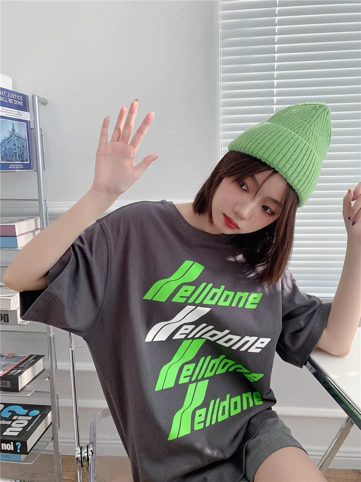 WE11DONE ウェルダン服コピー プリント 純綿Tシャツ トップス 日常服 ファッション 品質保証安い 3色可選_2