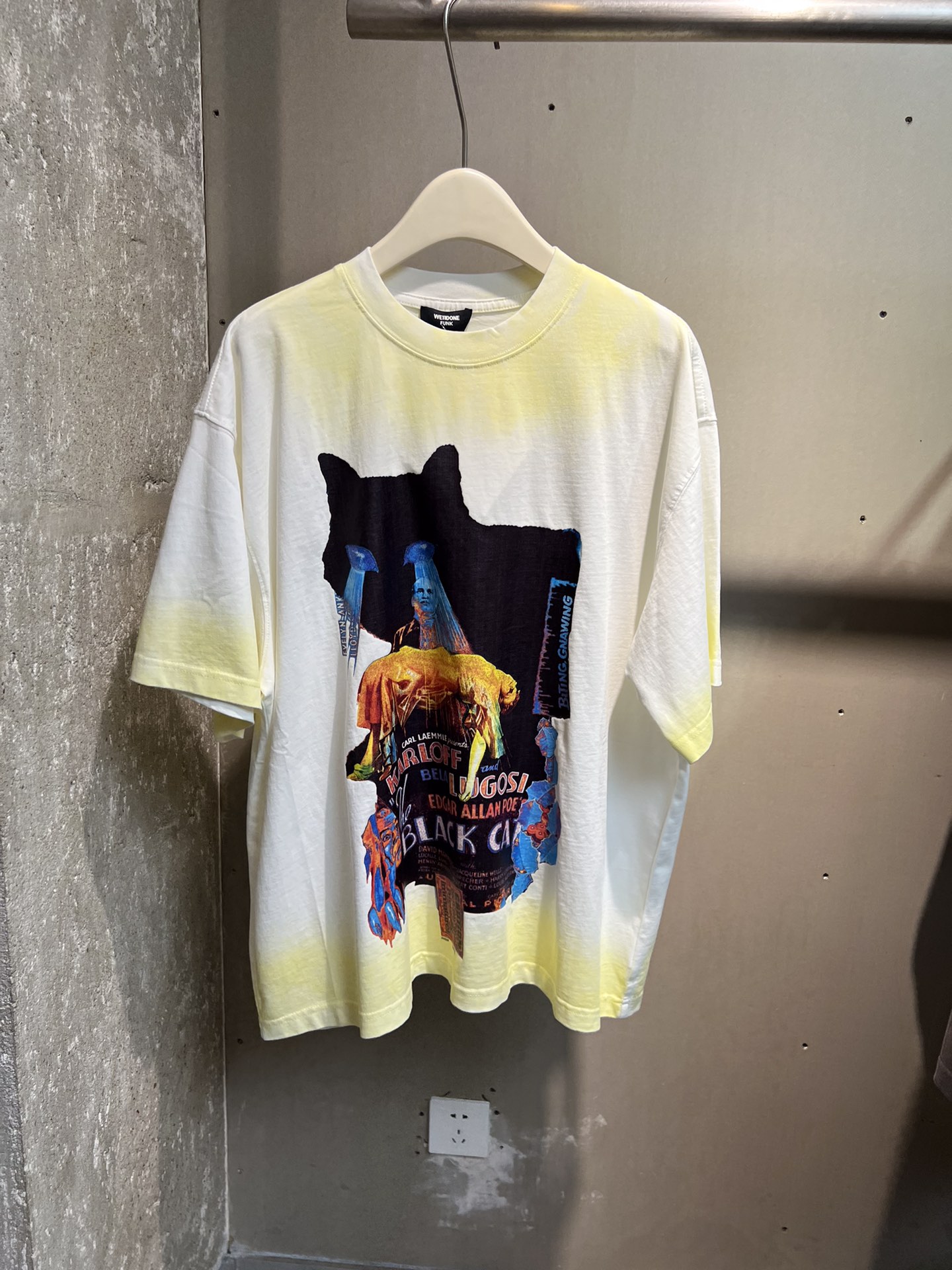 WE11DONE ウェルダンシャツ激安通販 純綿 トップス 大人気 半袖 tシャツ プリント 猫 シンプル 2色可選_2