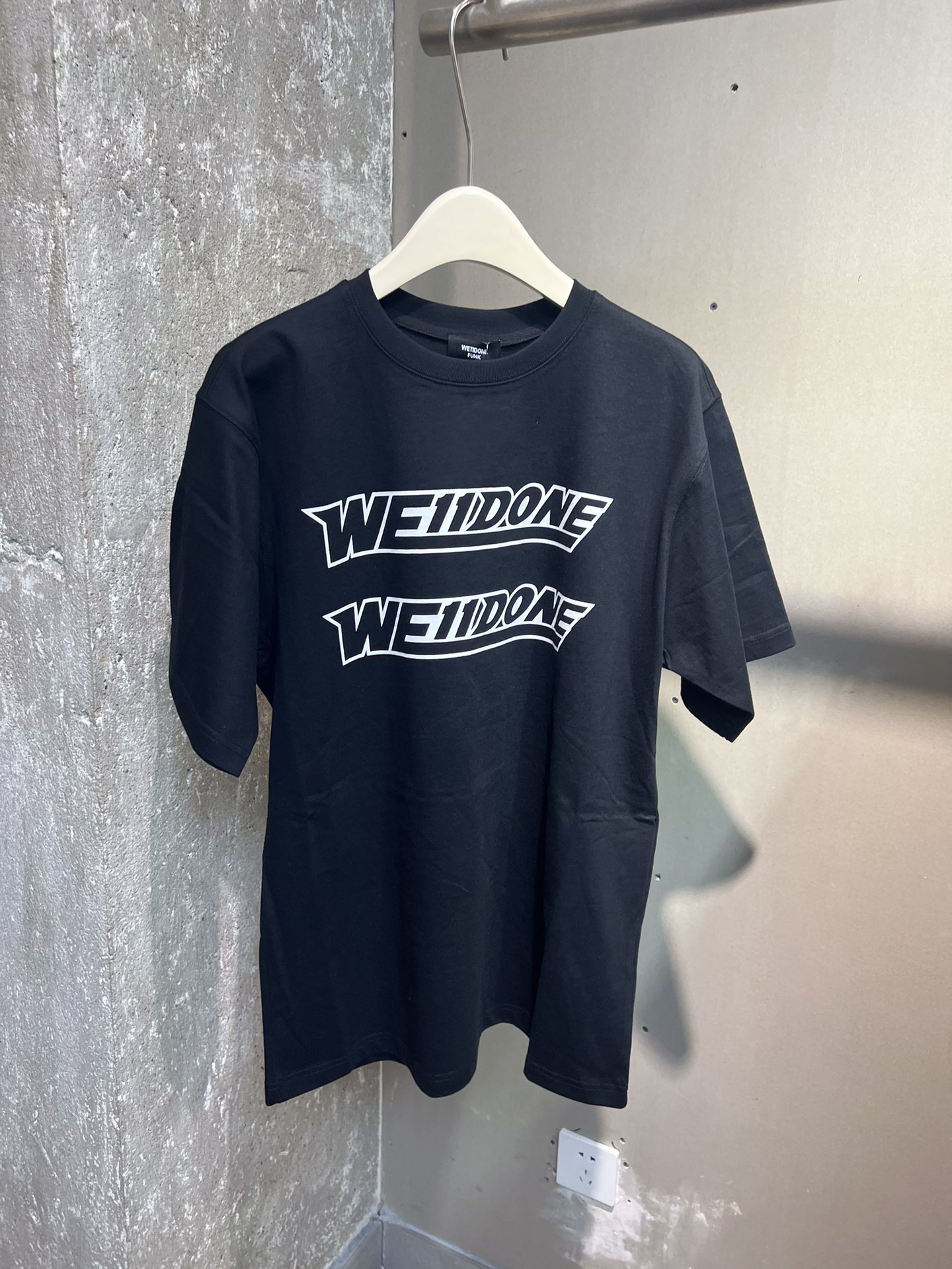 WE11DONE ウェルダン tシャツ偽物 純綿 トップス 大人気 半袖 ロゴプリント ファッション 男女兼用 2色可選_6