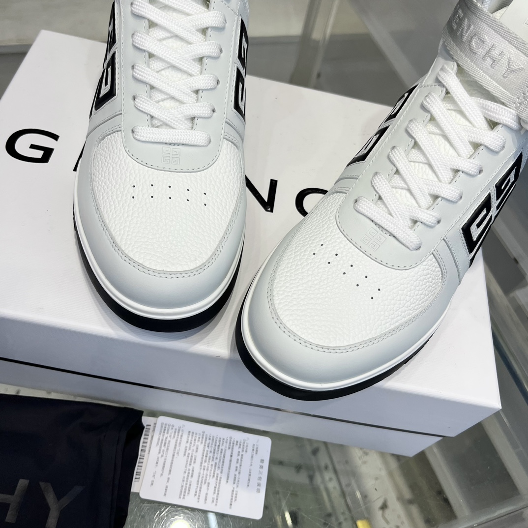 givenchy メンズ スニーカー偽物 スポーツシューズ 運動靴 ハイカット スニーカー 厚底 牛革 ランニング 通気性いい メンズ ホワイト_5