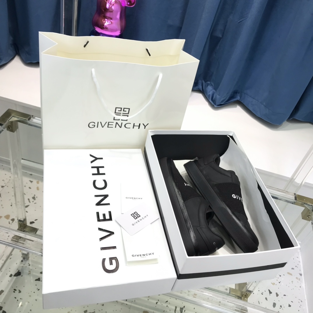 givenchy 靴 メンズコピー スポーツシューズ 運動靴 スニーカー ランニング 通気性いい レザー 歩きやすい ブラック_3