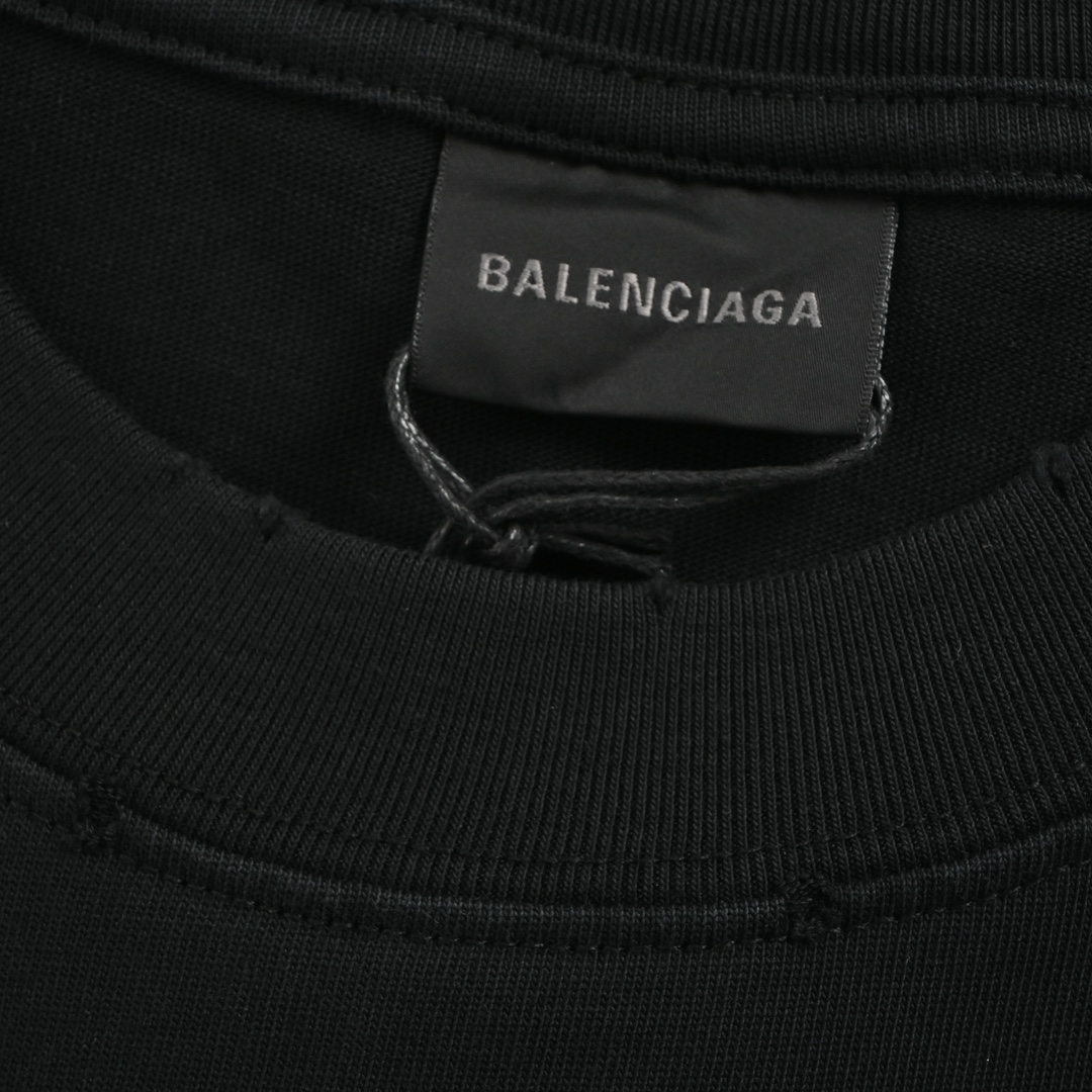 バレンシアガ BALENCIAGA限定 コピー 半袖 Tシャツ コットン グレー 柔らかい 花柄_3