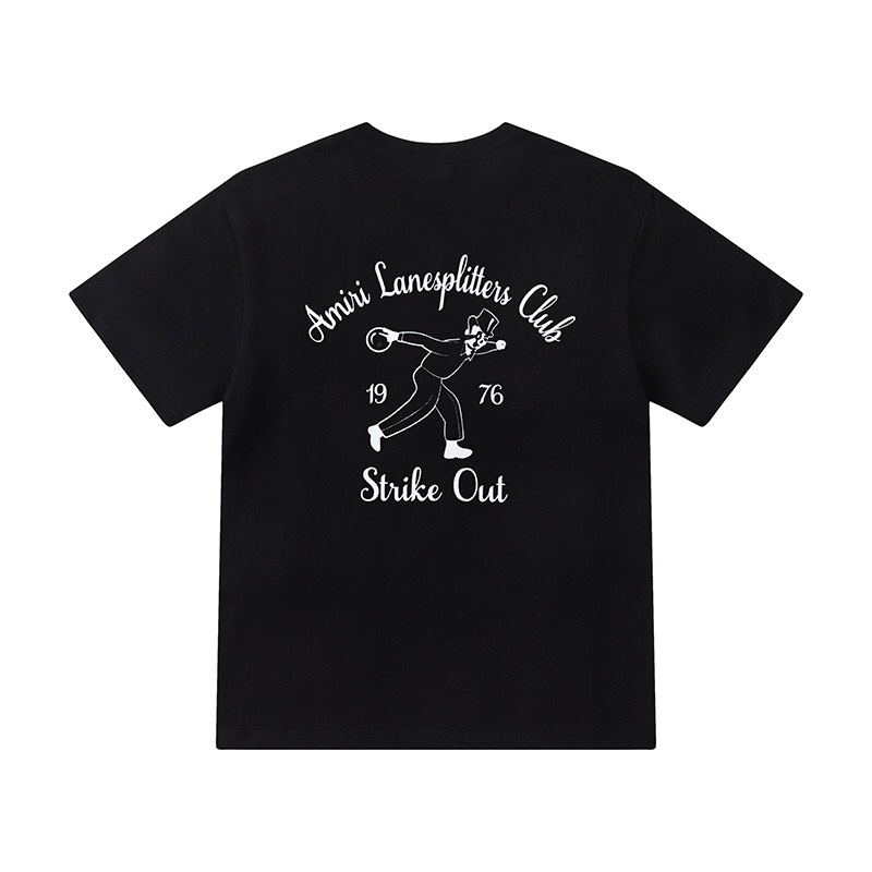 AMIRI 2024定番人気 tシャツamiスーパーコピー 半袖 シンプル 純綿 ロゴプリント 夏 トップス 2色可選_3