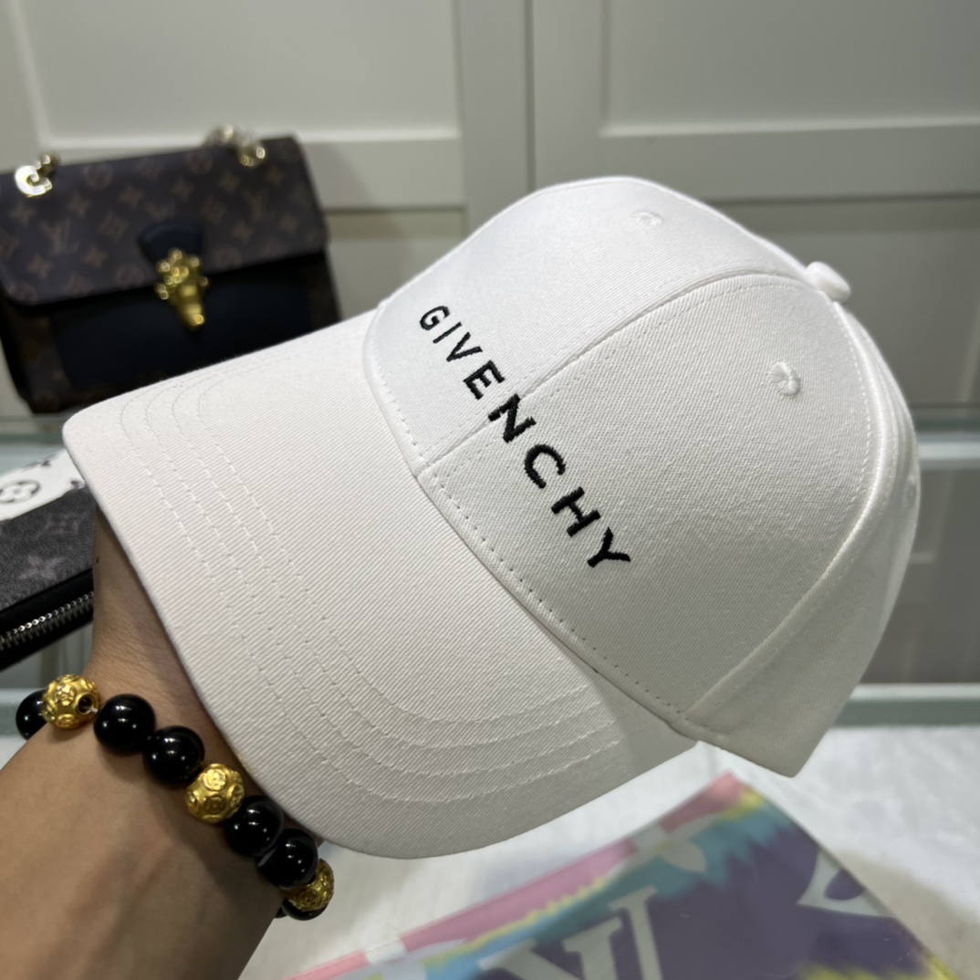 GIVENCHYコーチシューズレディース激安通販 綿100％ 男性 女性 UVカット かぶり心地を追求したコットンキャップ ホワイト_5