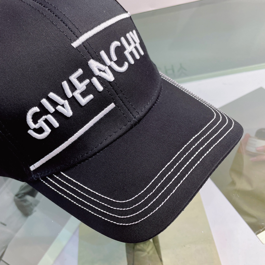 GIVENCHYジバンシーセットアップスーパーコピー キャップ かぶり心地を追求したコットンキャップ ブラック_8