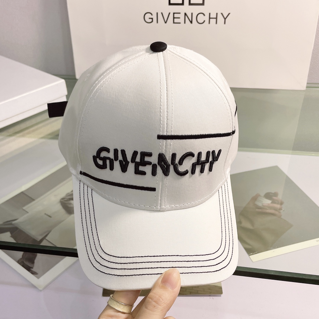 GIVENCHYジバンシィ ニット帽激安通販 キャップ かぶり心地を追求したコットンキャップ ホワイト_2