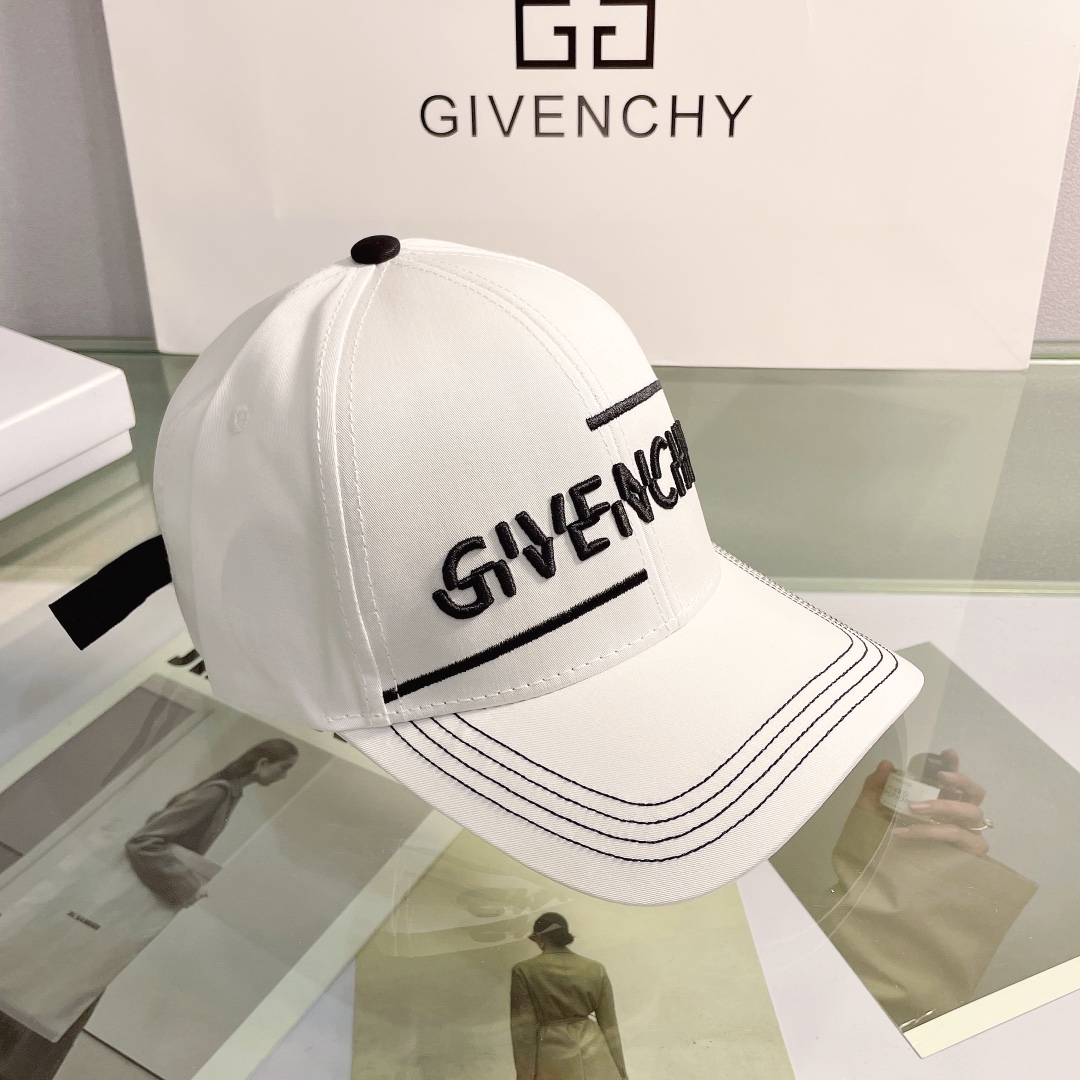 GIVENCHYジバンシィ ニット帽激安通販 キャップ かぶり心地を追求したコットンキャップ ホワイト_3