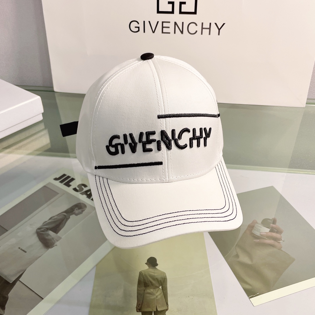 GIVENCHYジバンシィ ニット帽激安通販 キャップ かぶり心地を追求したコットンキャップ ホワイト_5