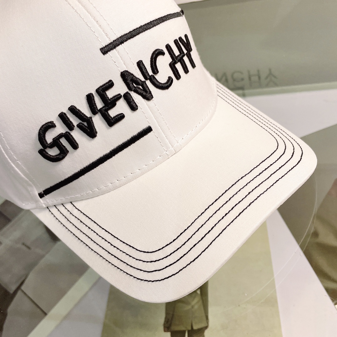 GIVENCHYジバンシィ ニット帽激安通販 キャップ かぶり心地を追求したコットンキャップ ホワイト_8