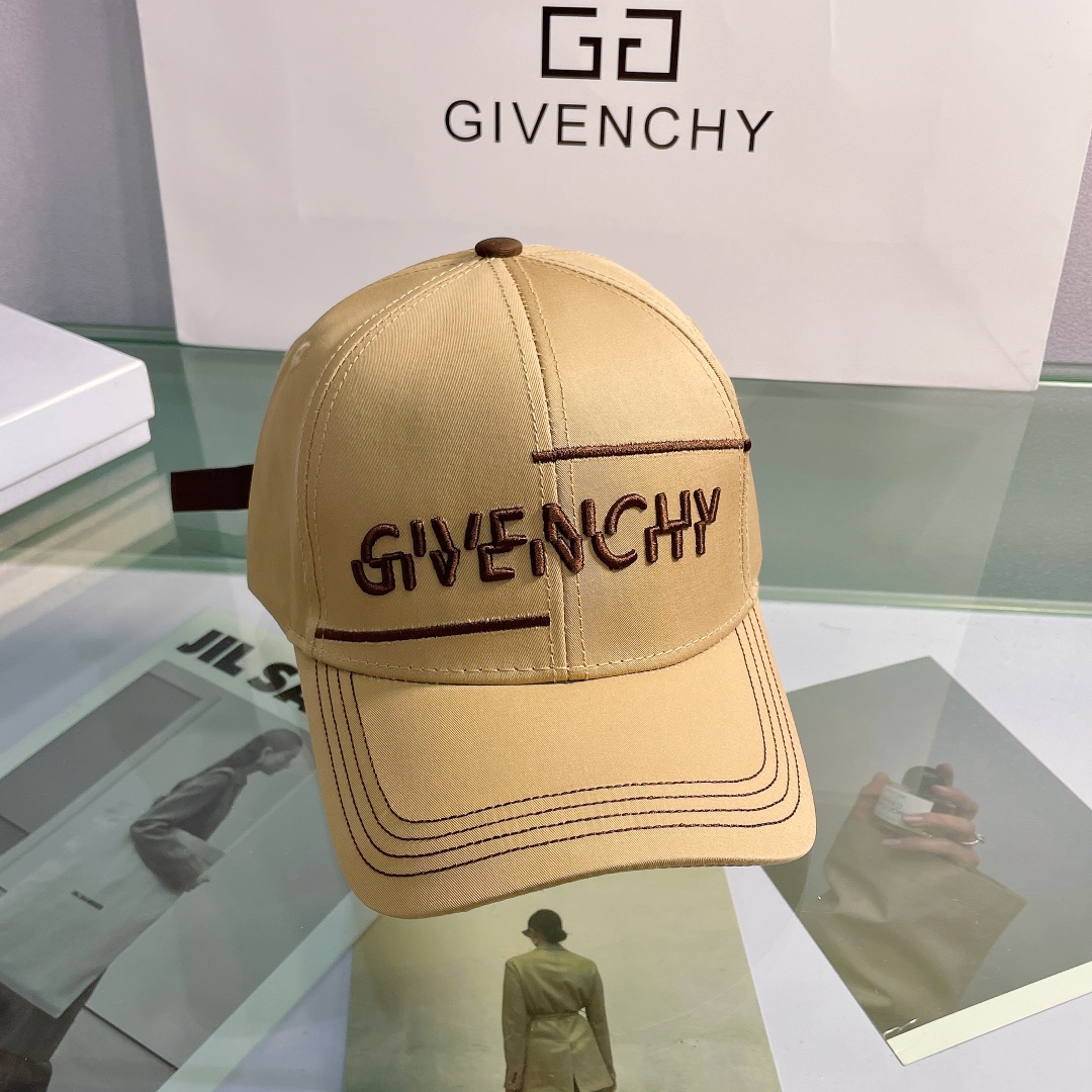 GIVENCHYジバンシィ ラッピング偽物 キャップ かぶり心地を追求したコットンキャップ ブラウン_2