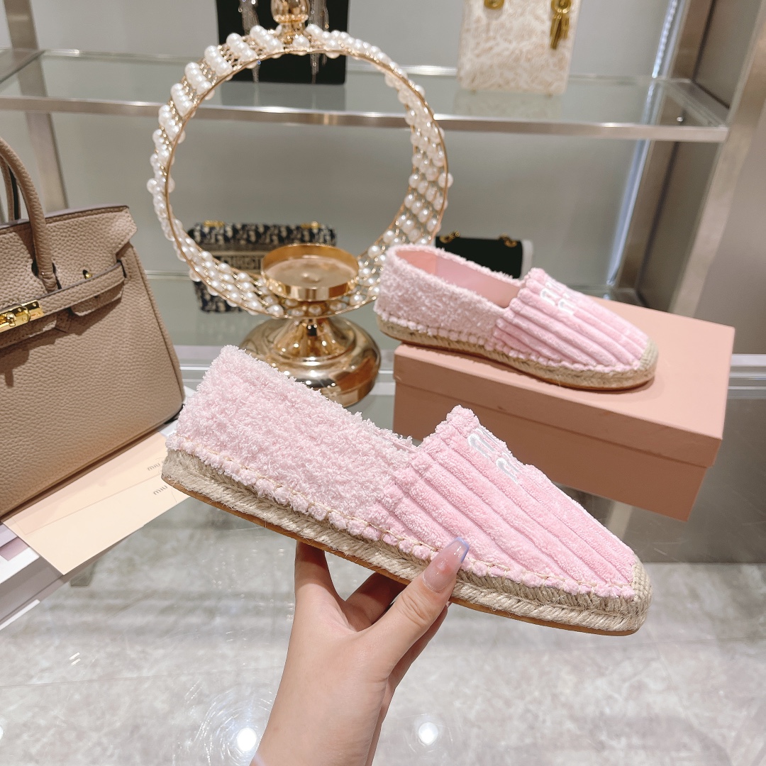 厚底 スニーカー miumiu激安通販 モカシン もこもこ ファッション 軽量 フラットシューズ ピンク_2