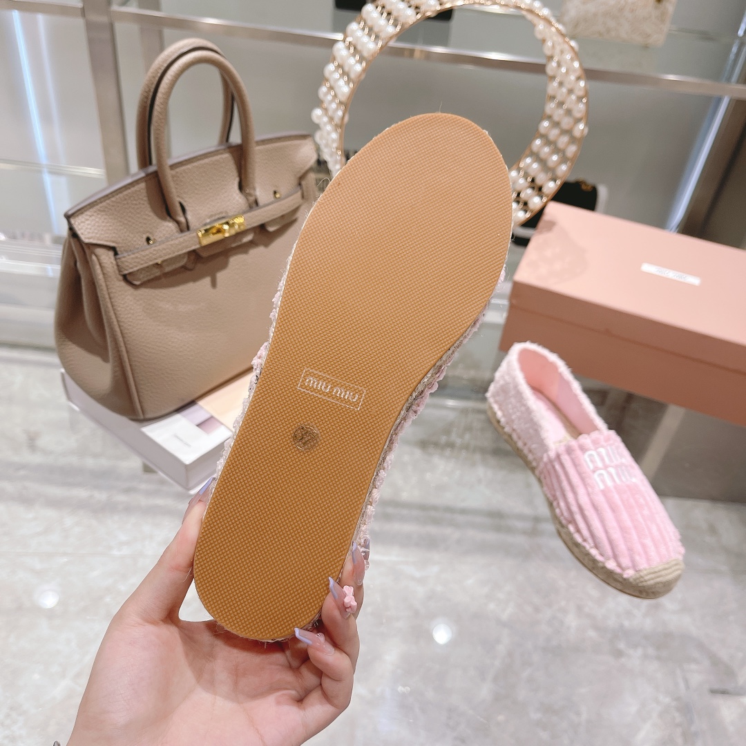 厚底 スニーカー miumiu激安通販 モカシン もこもこ ファッション 軽量 フラットシューズ ピンク_3