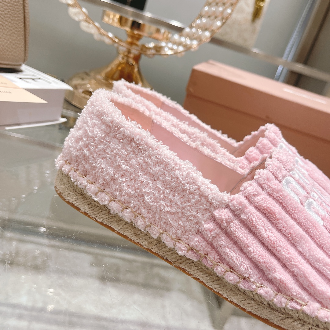 厚底 スニーカー miumiu激安通販 モカシン もこもこ ファッション 軽量 フラットシューズ ピンク_4