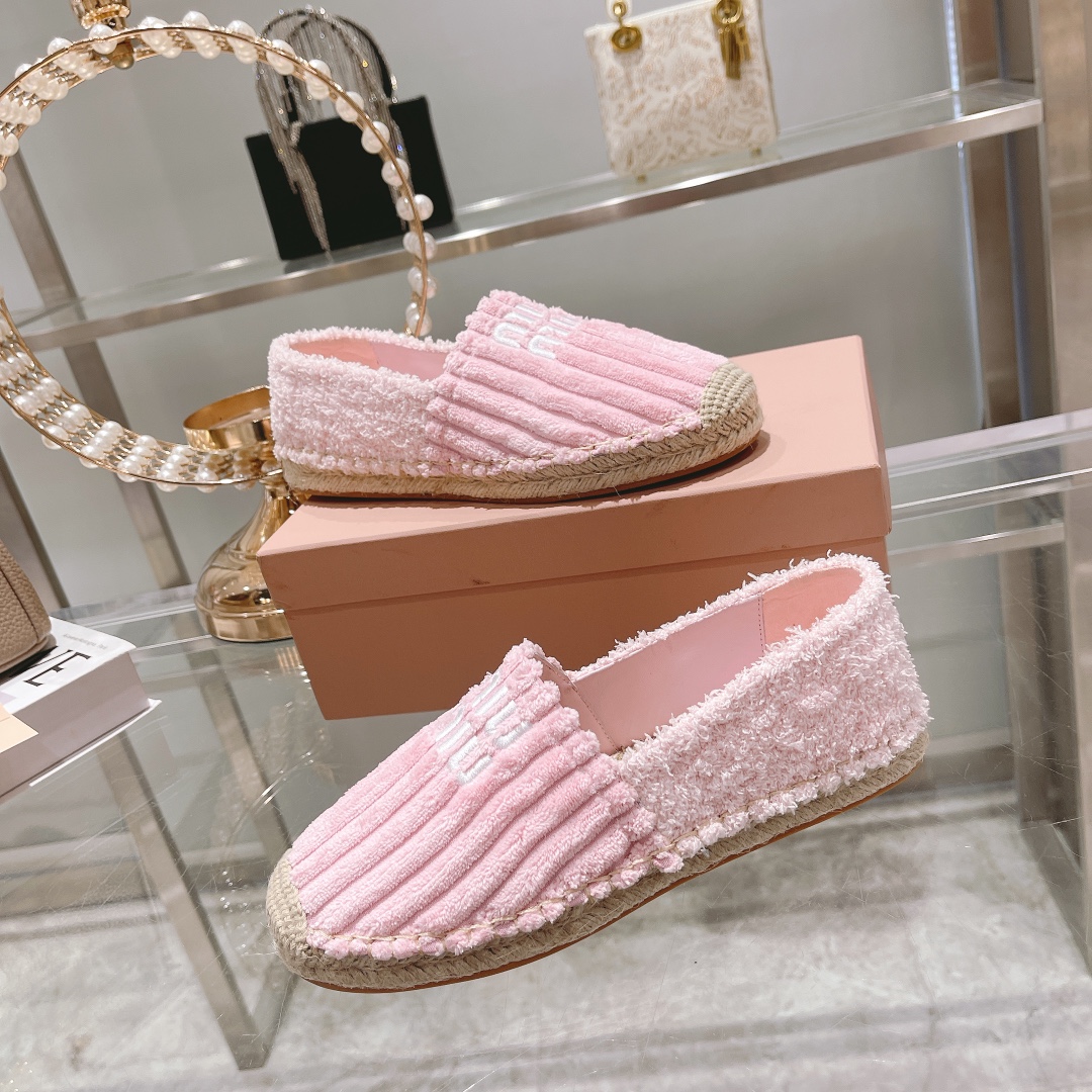 厚底 スニーカー miumiu激安通販 モカシン もこもこ ファッション 軽量 フラットシューズ ピンク_9