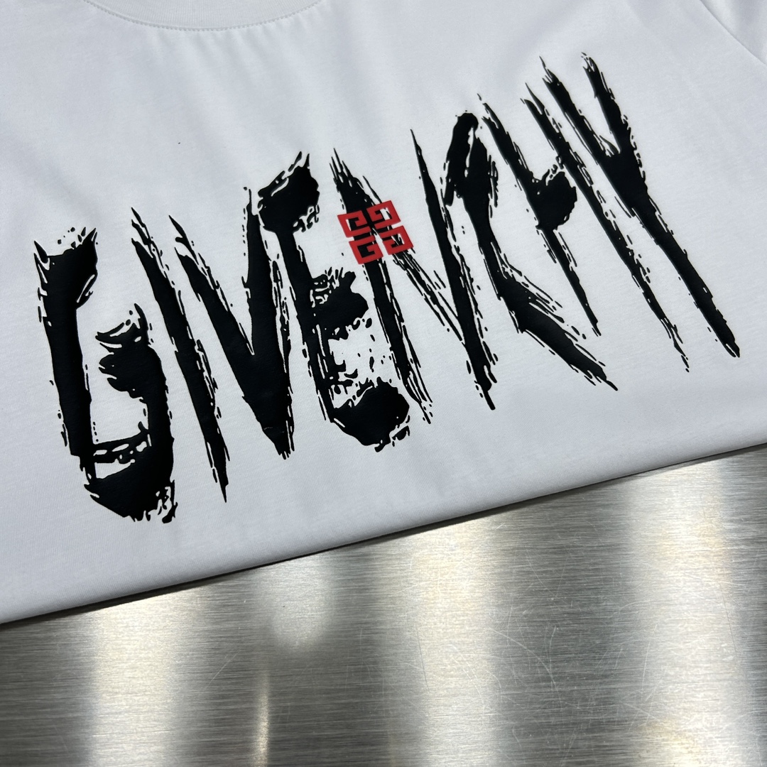 ジバンシィ GIVENCHY限定 コピー 半袖 Tシャツ コットン ホワイト 柔らかい 花柄_2