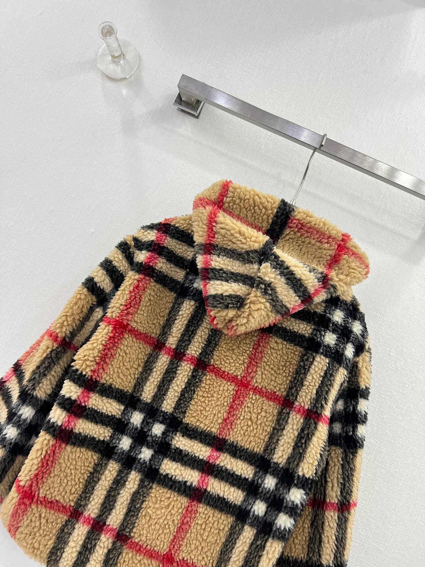 burberry ジャケットＮ級品 アウター 中綿 コート 格子模様 フード付き 秋冬新品 暖かい ファッション ブラウン_3