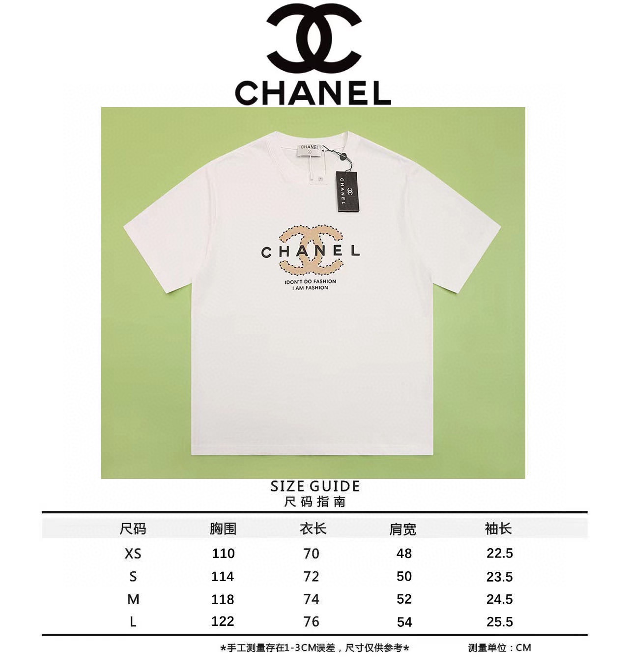 chanel t シャツ ピンク激安通販 純綿 トップス 男女兼用 短袖 プリント 個性的 柔らかい 快適 ホワイト_9