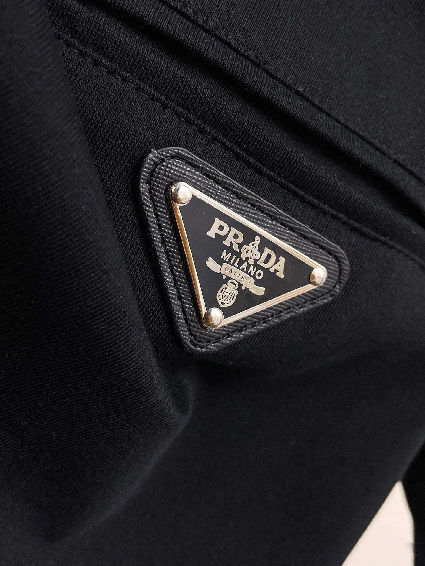 お買い得豊富な prada カットソー偽物 短袖 ゆったり 純綿 トップス プリント 柔らかい シンプル ブラック_5