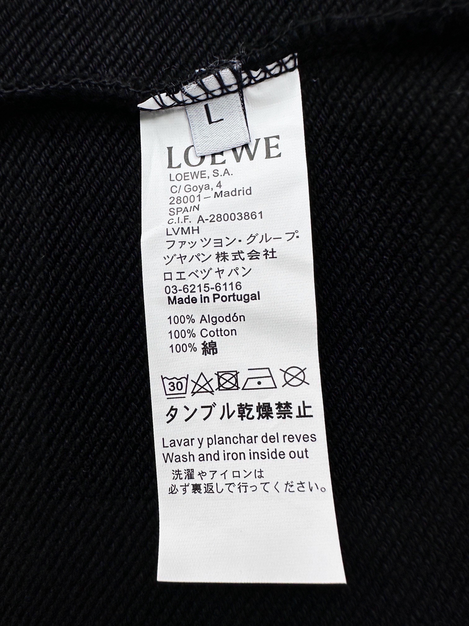 人気定番豊富な ロエベ 知恵袋偽物 純綿 トップス ロゴプリント 柔らかい ファッション 半袖 Tシャツ ブラック_6