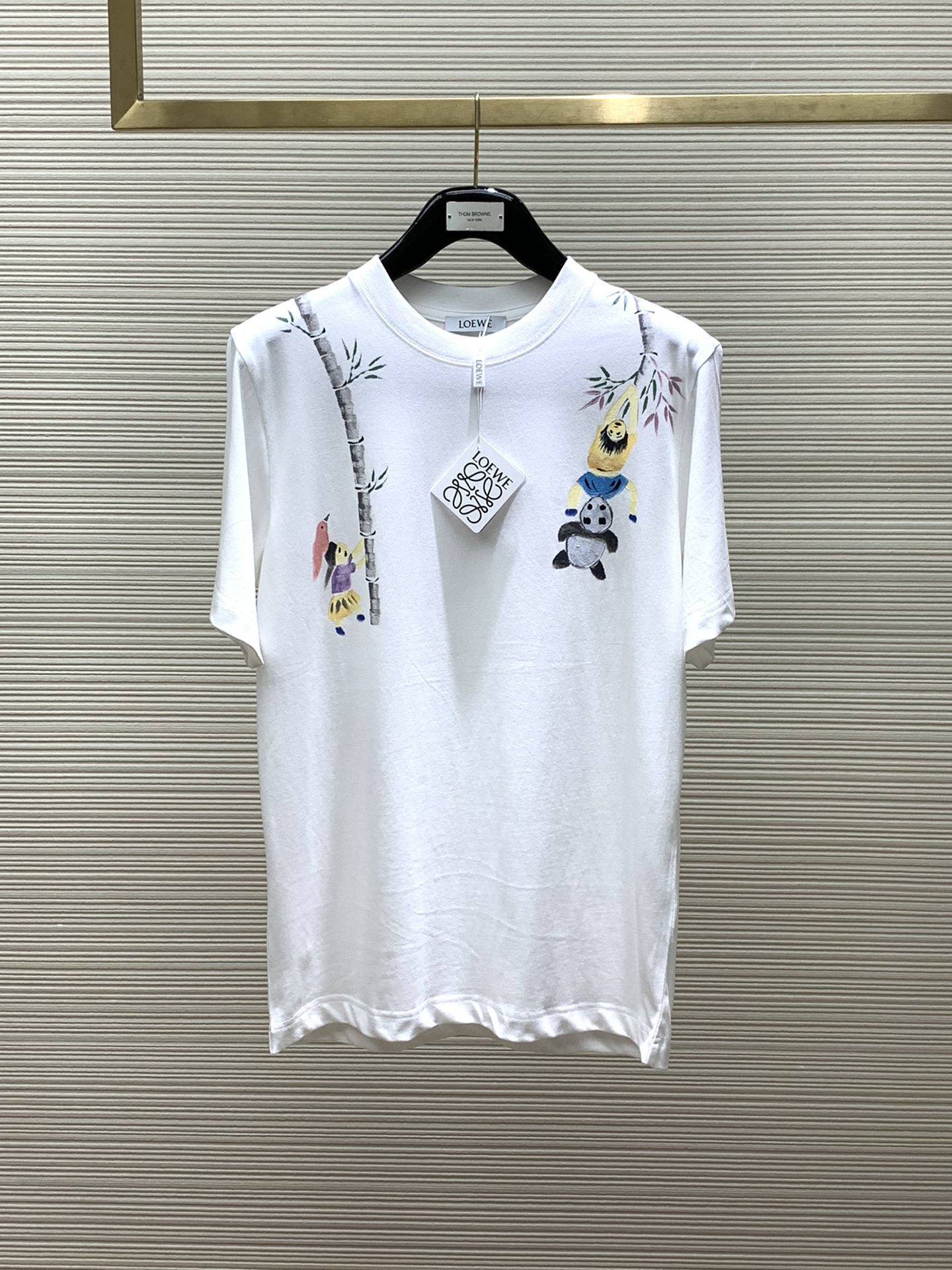 存在感のある ロエベ値上がり激安通販 純綿 短袖 Tシャツトップス シンプル 柔らかい ファッション ホワイト_1