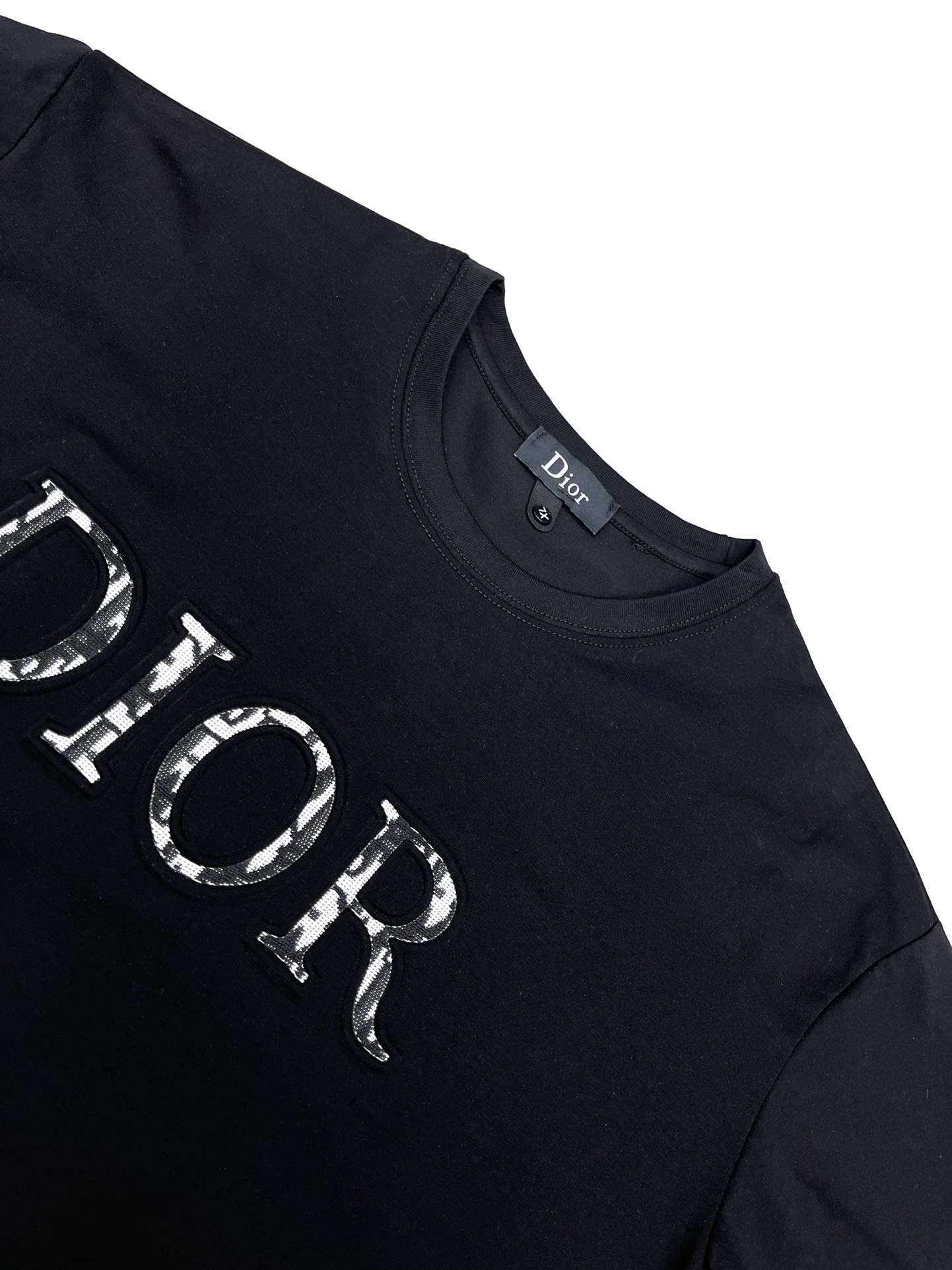 dior ミッキー tシャツＮ級品 シンプル 半袖 トップス 純綿 ファッション ロゴプリント 柔らかい ブラック_3