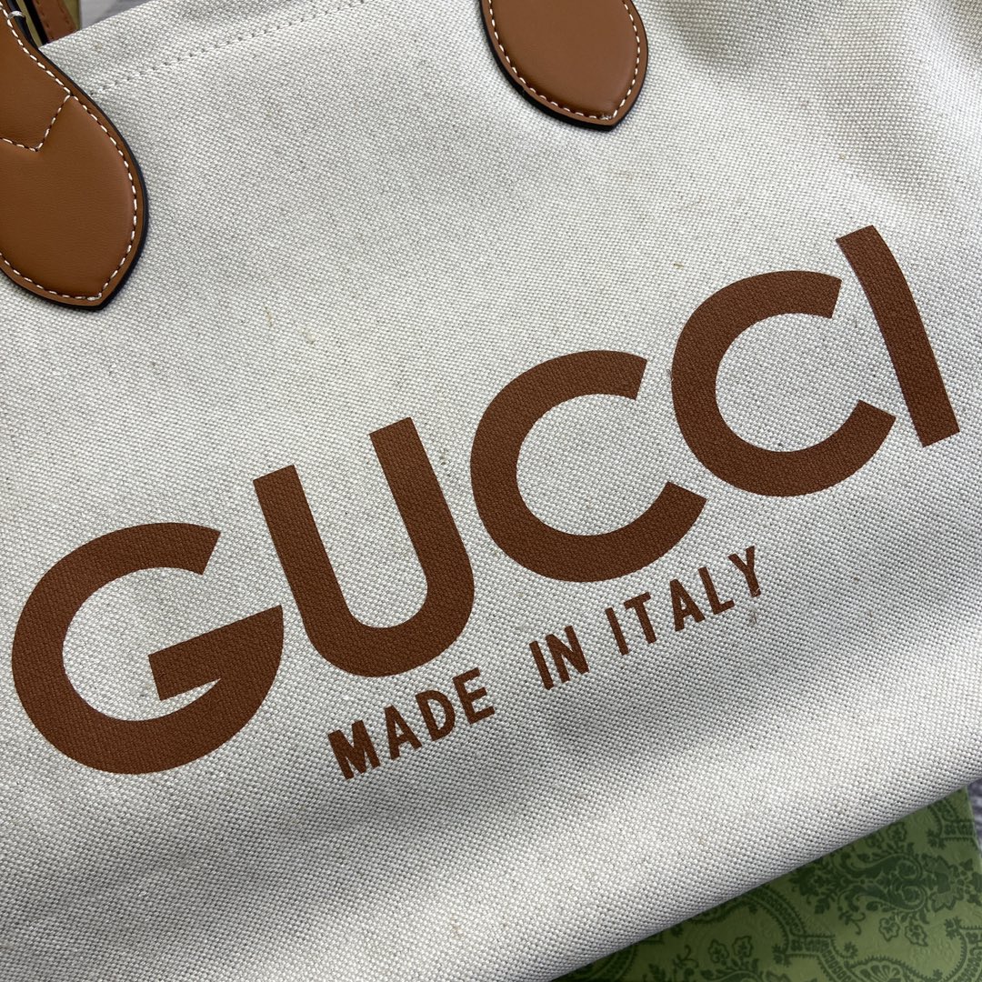 高評価！グッチ かごバッグコピー772176 Gucciプリントトートバッグ_4