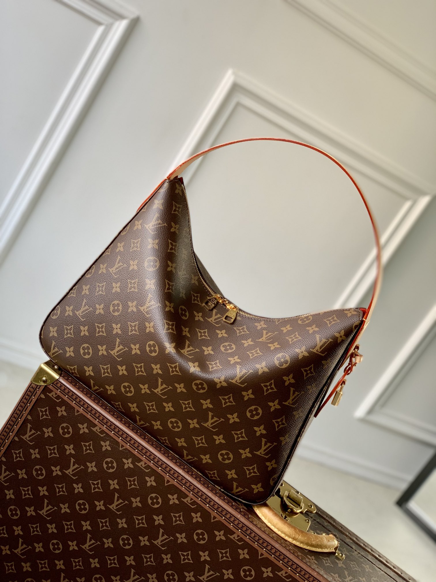 LV ヴィトン バッグ おすすめＮ級品 本革 ハンドバッグ レザー 優雅 M12098 人気定番 ブラウン_2