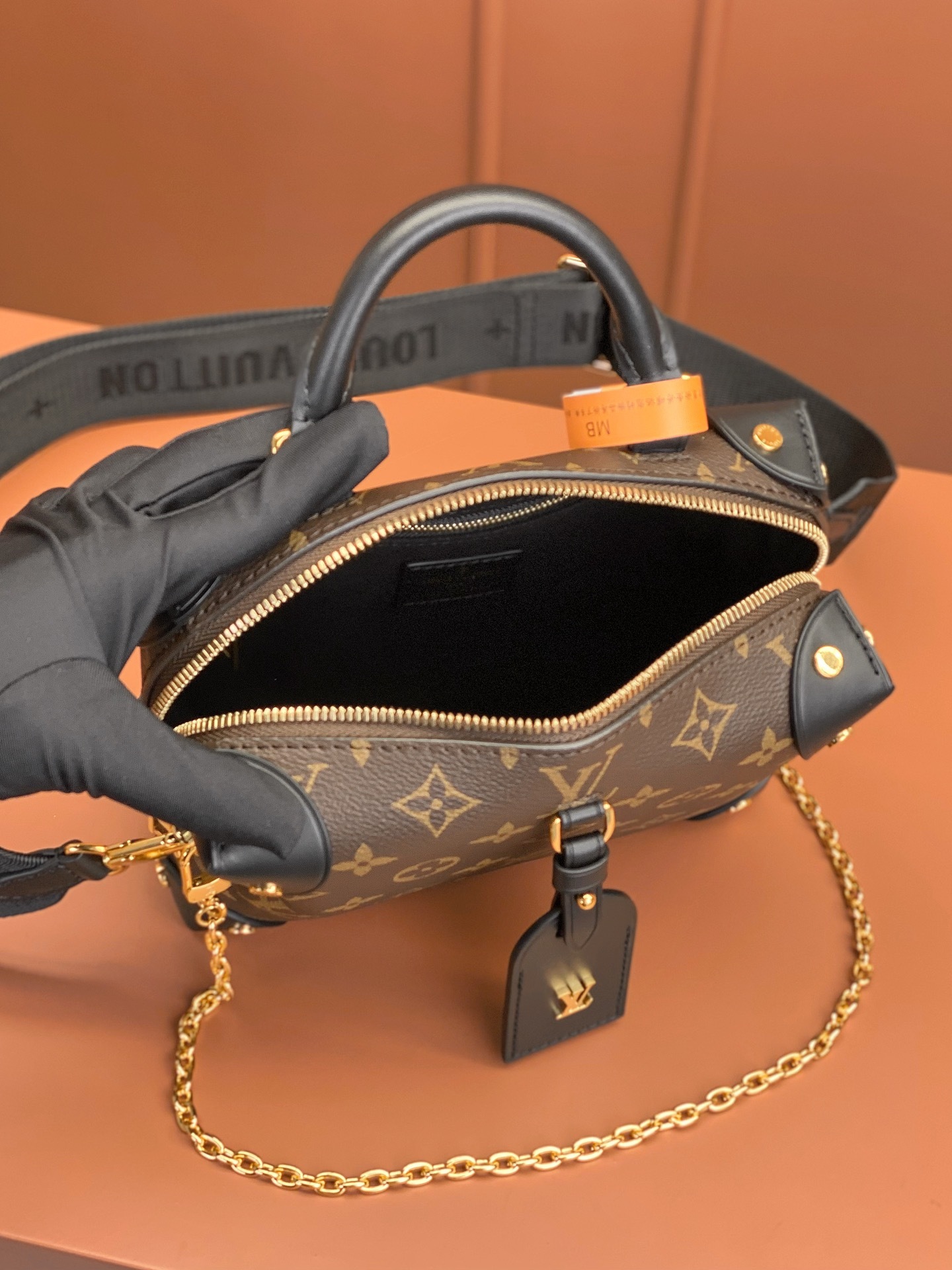 LV ショルダーバッグ ルイヴィトンバッグ激安通販 本革  ハンドバッグ 花柄 斜め掛けバッグ M45571 ブラック_6