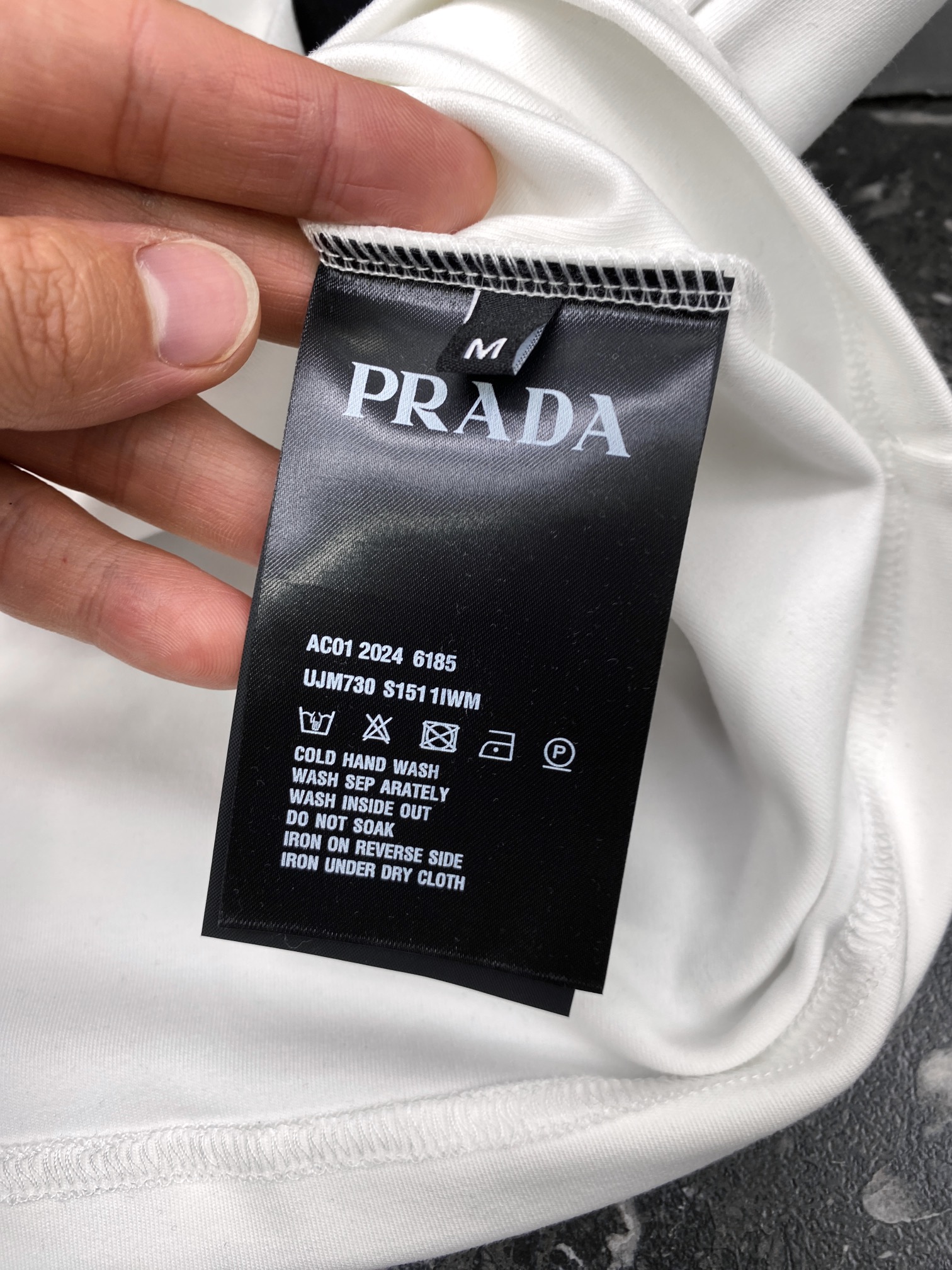 prada t シャツ偽物 カジュアル 長袖トップス 純綿 プリント 柔らかい 通気性いい ホワイト_11