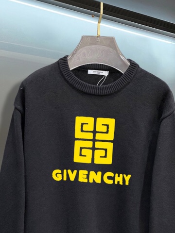 定番新作 givenchy セーターコピー トップス 柔らかい ニット素材 シンプル ロゴ編み ブラック_3