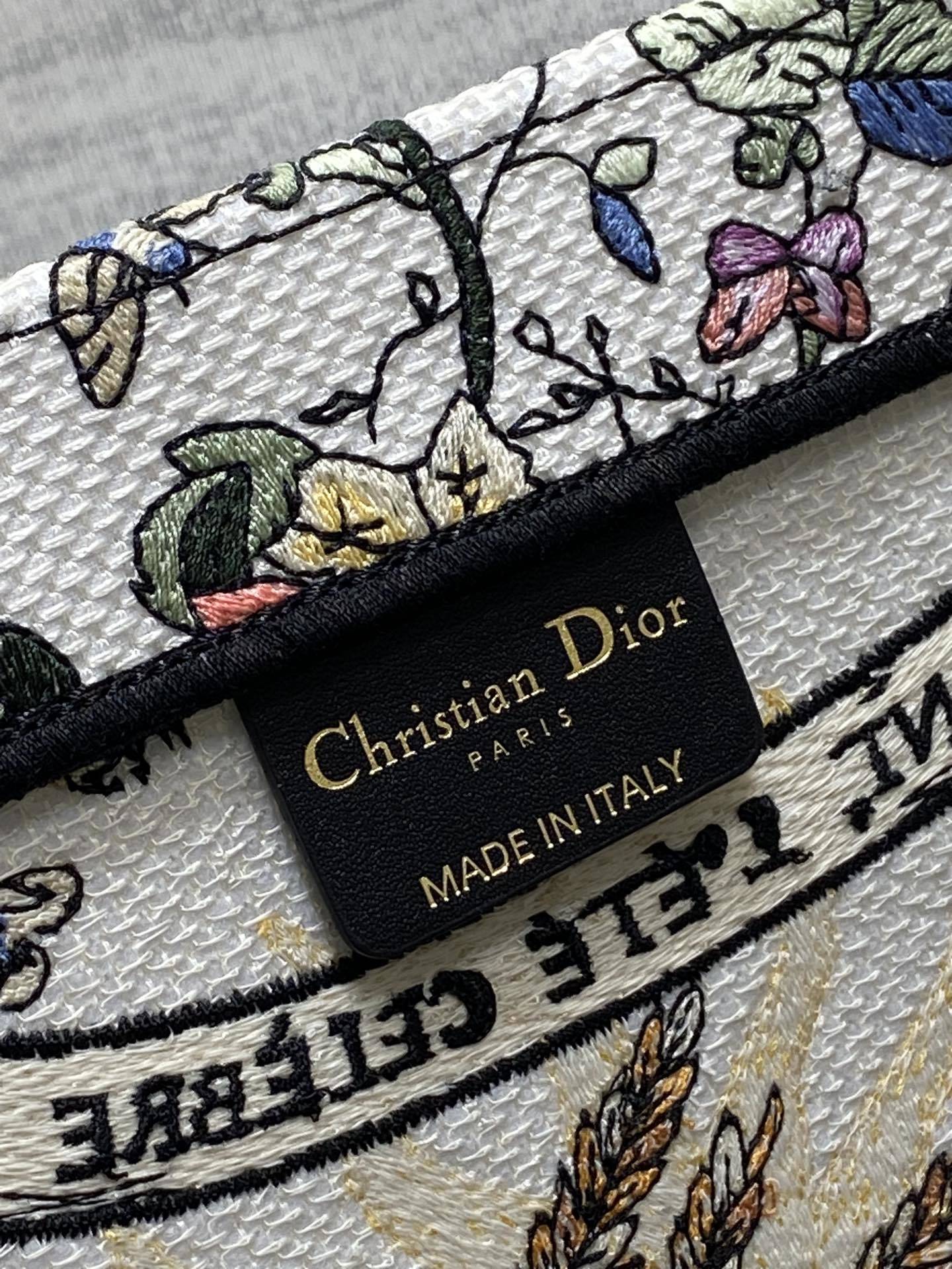 優雅バッグ Mサイズ dior ボストン バッグ偽物 ハンドバッグ 斜め掛けバッグ 大容量 刺繍 カラフル_9