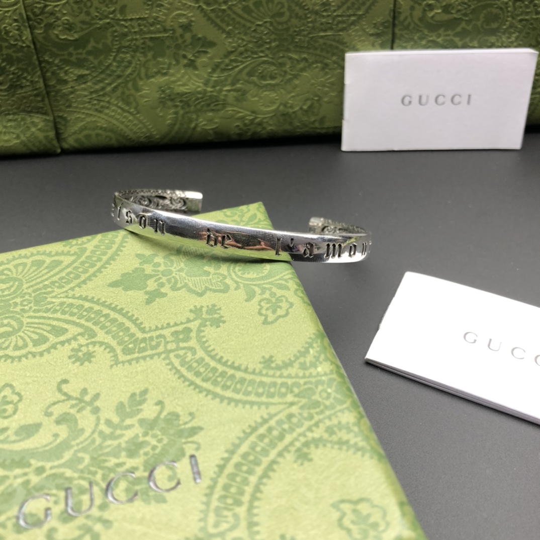 数量限定の爆買 GUCCIブレスレットコピー 銀 優雅 ファッション エルメス シルバー_6