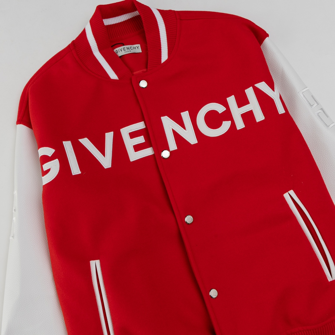 givenchy アウター偽物 トップス ジャケット 純綿 運動服 野球 厚い スポーツ S08 レッド_6