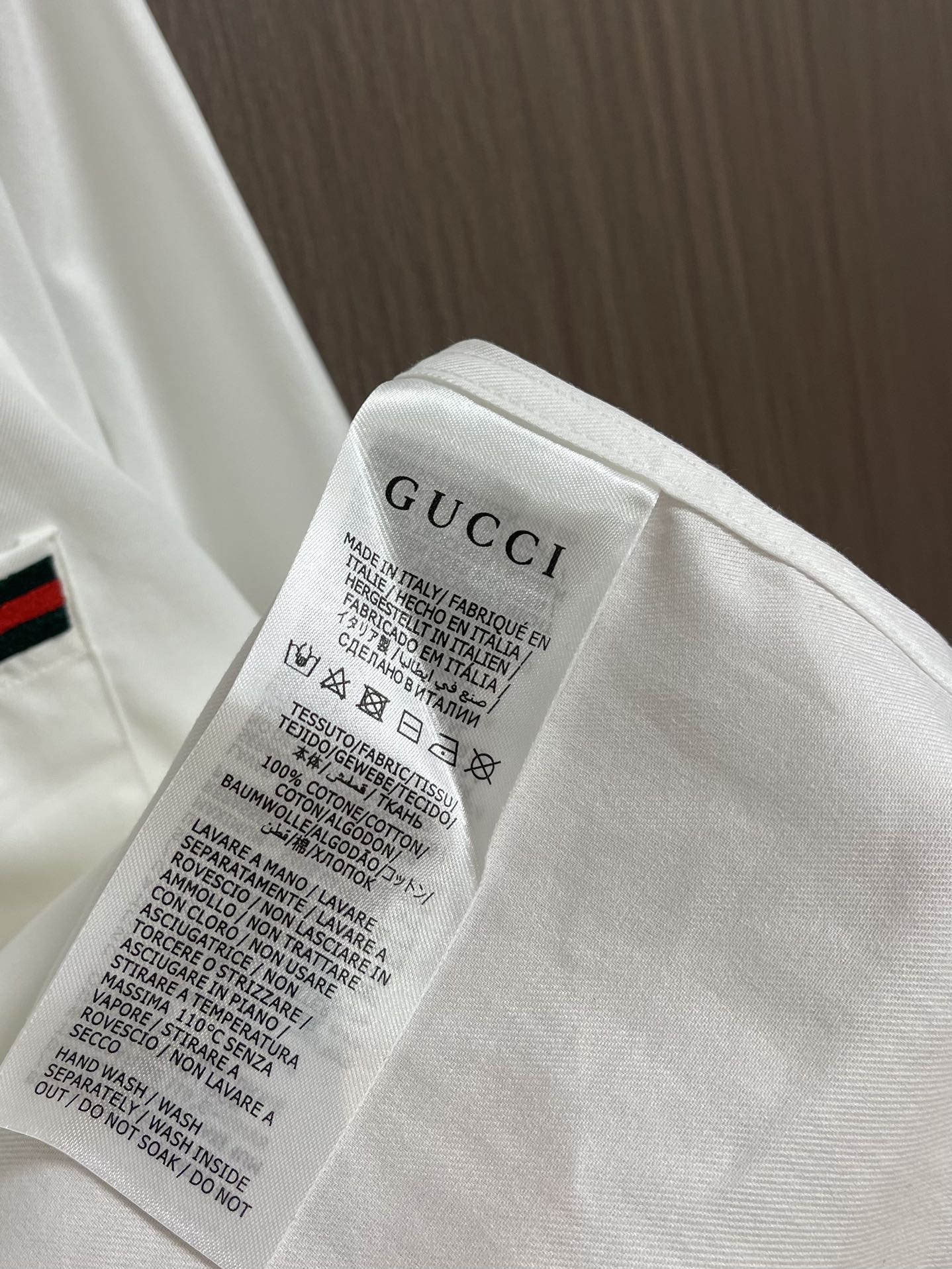 gucci の シャツスーパーコピー 純綿 トップス 長袖 ビジネス 通気性いい ホワイト_3