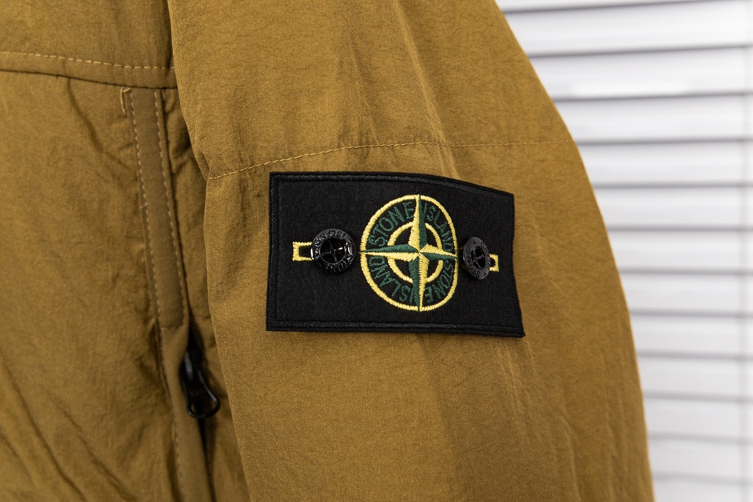 stone island ダウン ジャケットコピー トップス 保温 ふんわり 厚い アウター イエロー_8