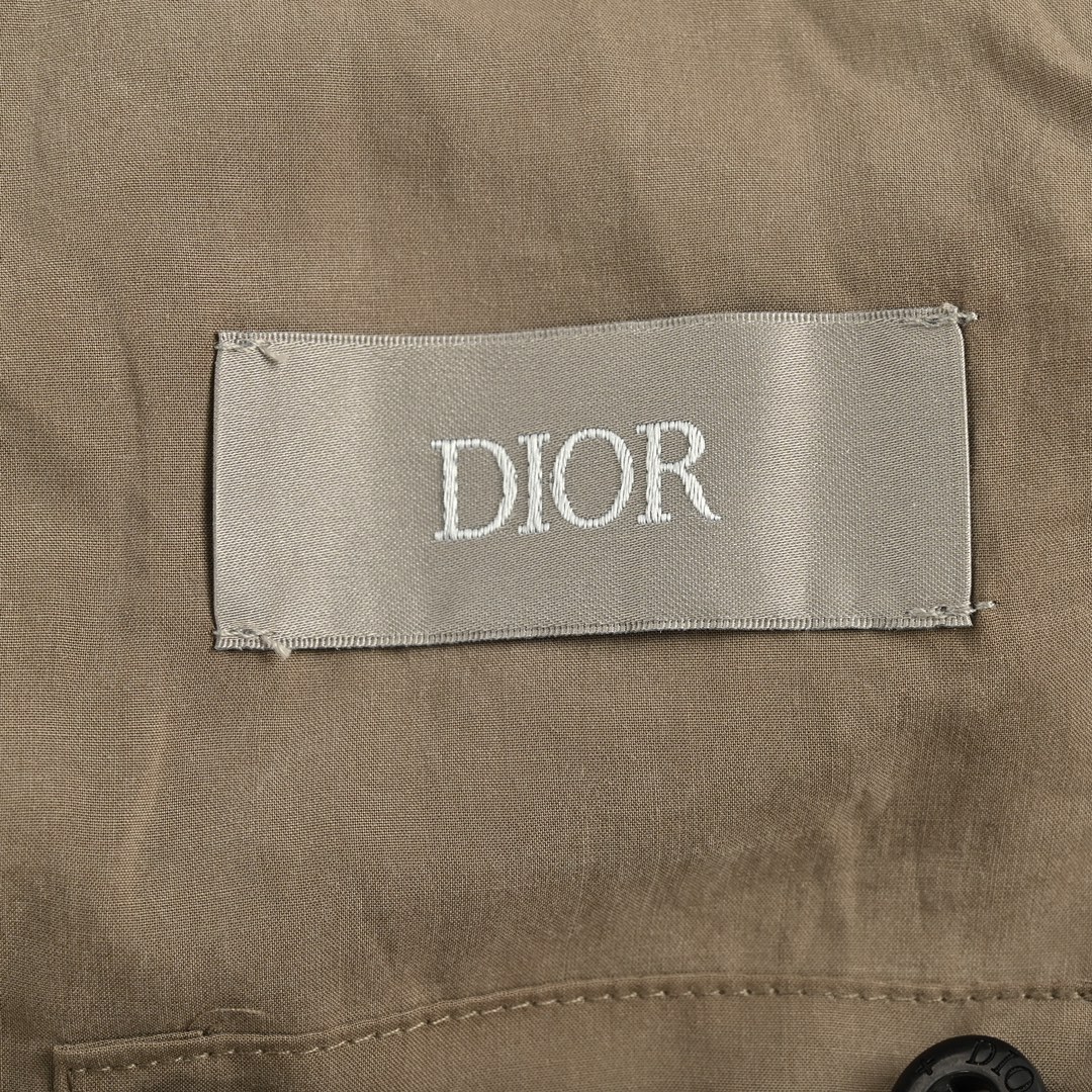 ストーン アイランド ブルゾンＮ級品トップス 運動 軽量 Dior & Stone Islandコラボ 綿服 ブラウン_5