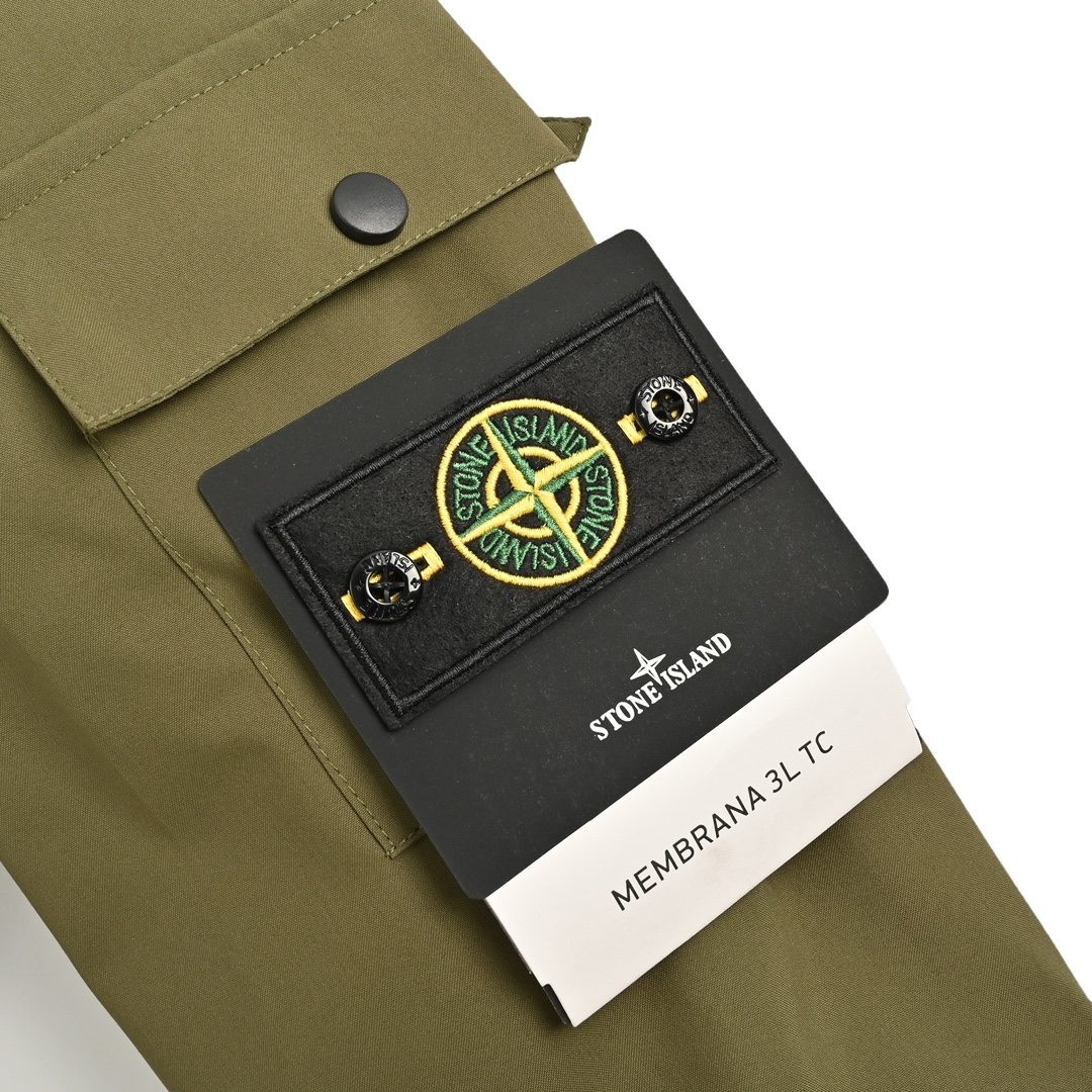 海外セレブが愛用する stone island アウター偽物トップス 運動 フード付き ランニング グリーン_8