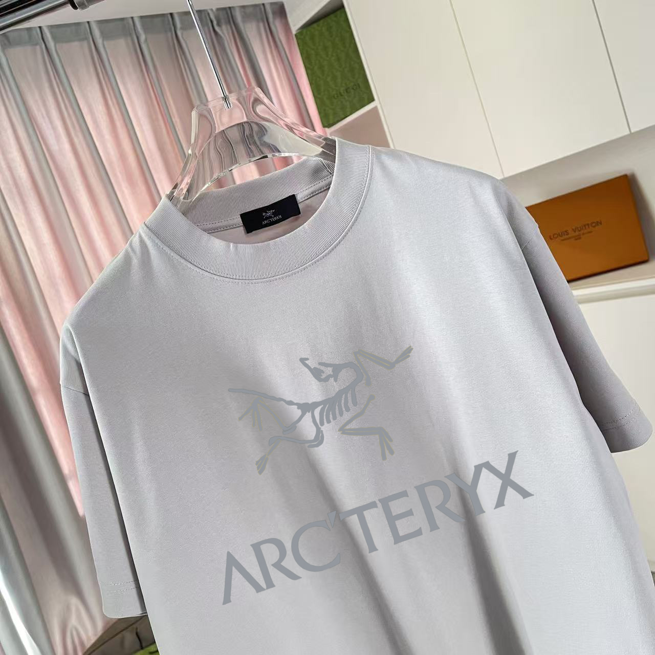 夏服 アークテリクス arc teryx t シャツスーパーコピー 純綿 トップス プリント 男女兼用 やわらかい ホワイト_3