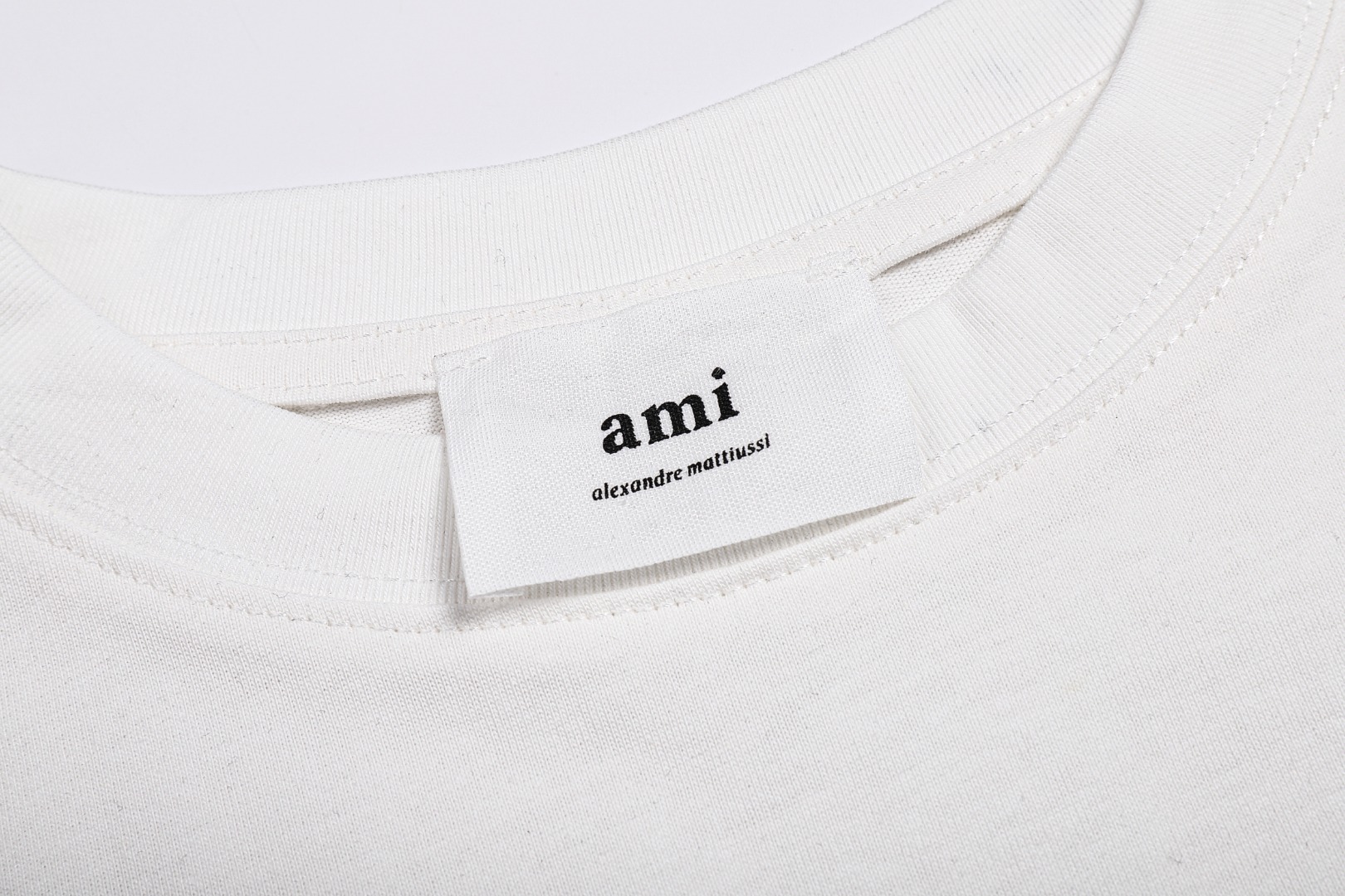 ami tシャツ 人気コピー シンプル 無袖トップス 心地よい着用感 純綿 ハート アミ ホワイト_3